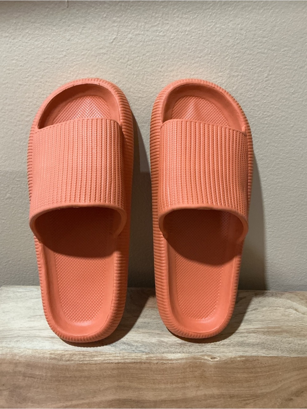 Women’s Orange Slide Sandals size 11